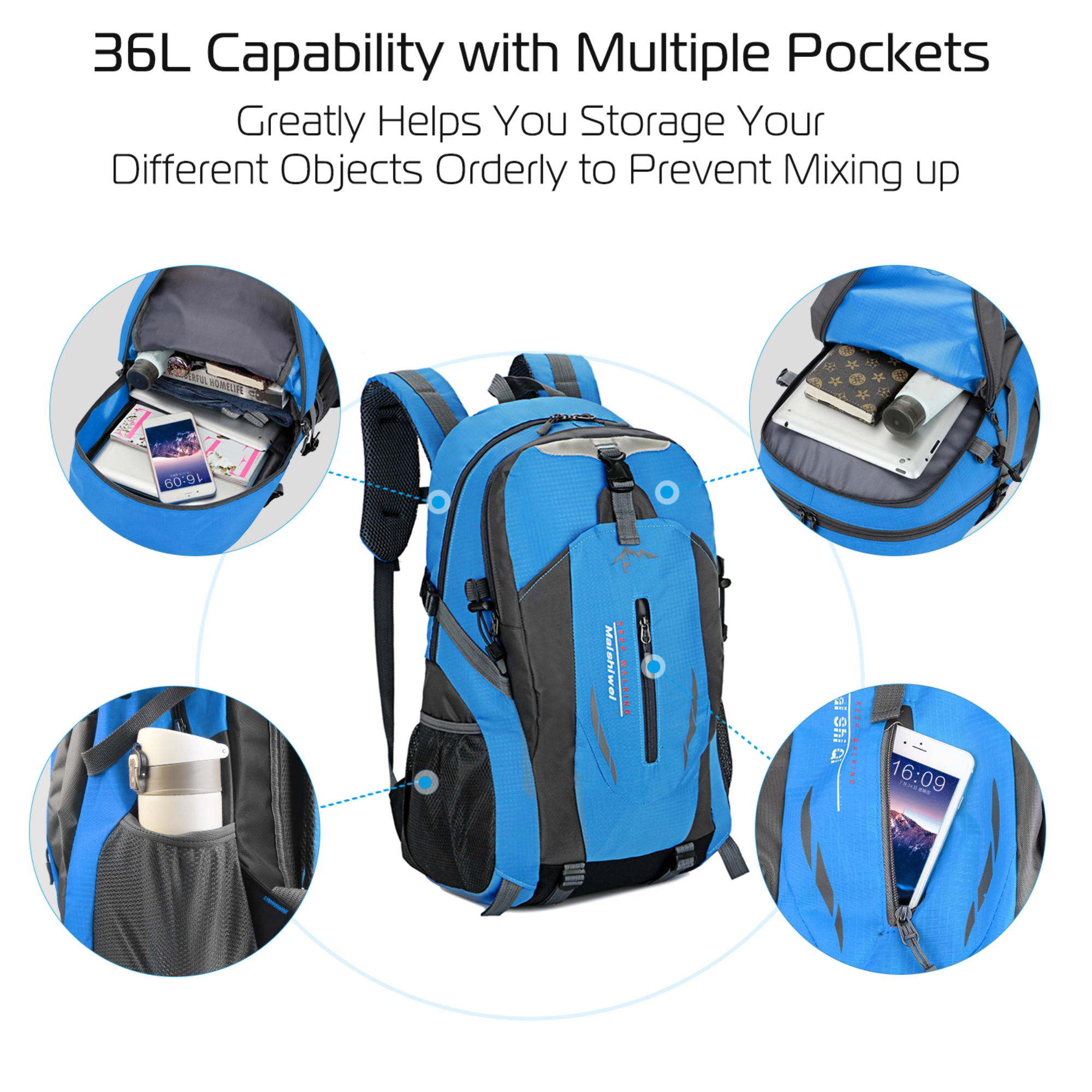 GBruno 36L Outdoor Backpack