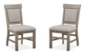 Tinley Park - Dining Side Chair With Upholstered Seat & Back (Set of 2) - Dove Tail Gray
