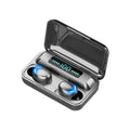 Elegant TWS Bluetooth 5.0 Earphones 2200mAh Charging Box Modern Wireless Headphone 9D Stereo Sports Waterproof Earbuds Luxury Headsets With Microphone Wireless Headphones with LED Display Wireless Earbuds with Mic, IPX8 Waterproof Touch Control Headphones