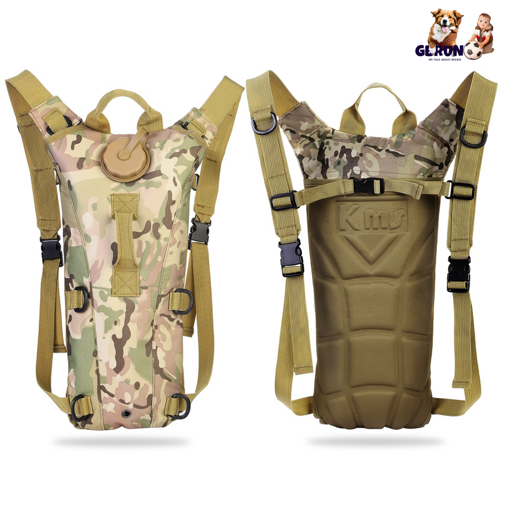 Tactical Hydration Pack 3L Water Bladder Adjustable Water Drink Backpack for Hiking Cycling Climbing Running
