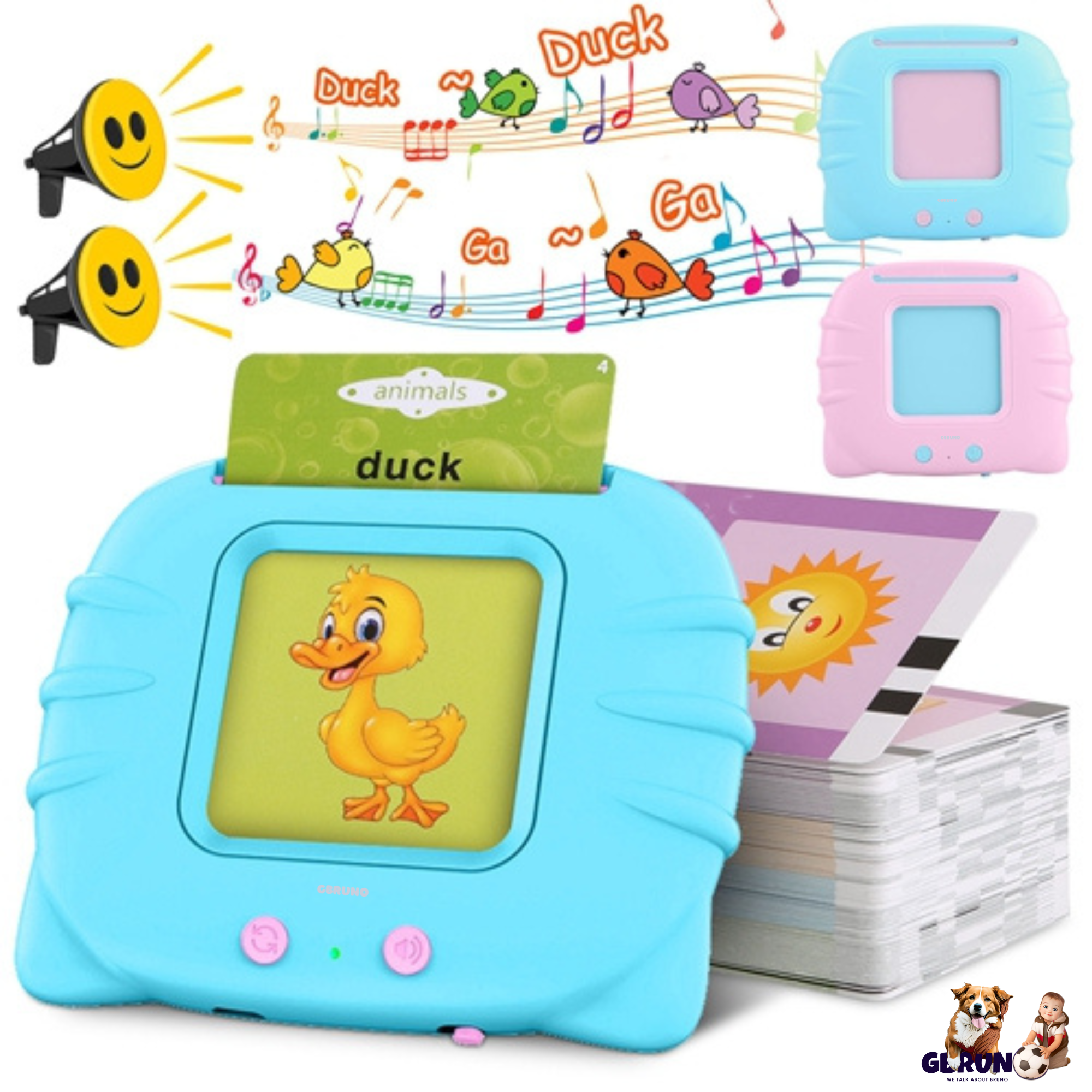 224 Words Kid Flash Talking Cards 112 Card Electronic Cognitive Audio Toddler Reading Machine Animal Shape Color Repeated Learning Cards English For C