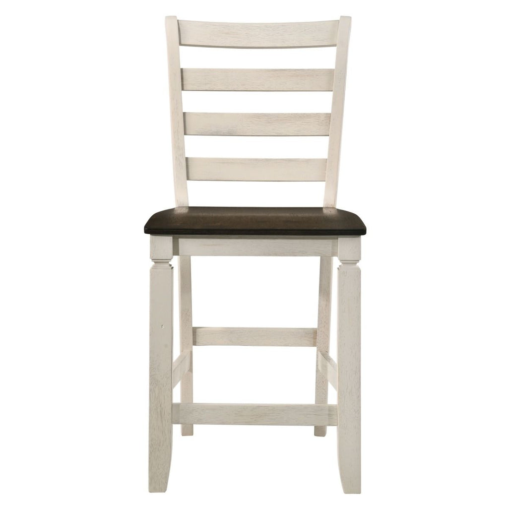 Tasnim - Counter Height Chair (Set of 2) - Oak & Antique White