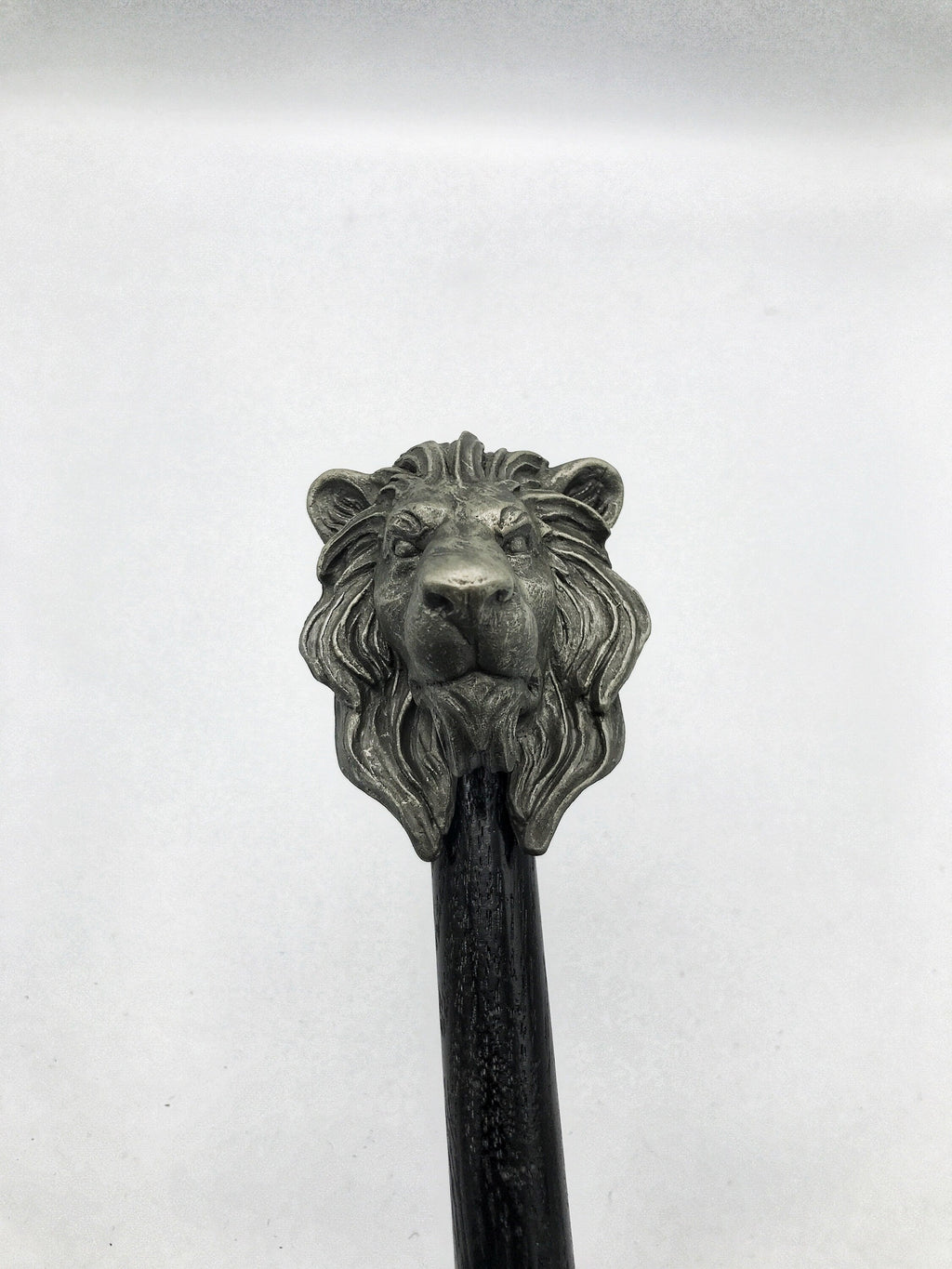 Lion Cane, Hand Sculpted Walking Stick | Medieval Gothic Cane | Fantasy Cosplay Lion Head Cane, Gothic Accessory