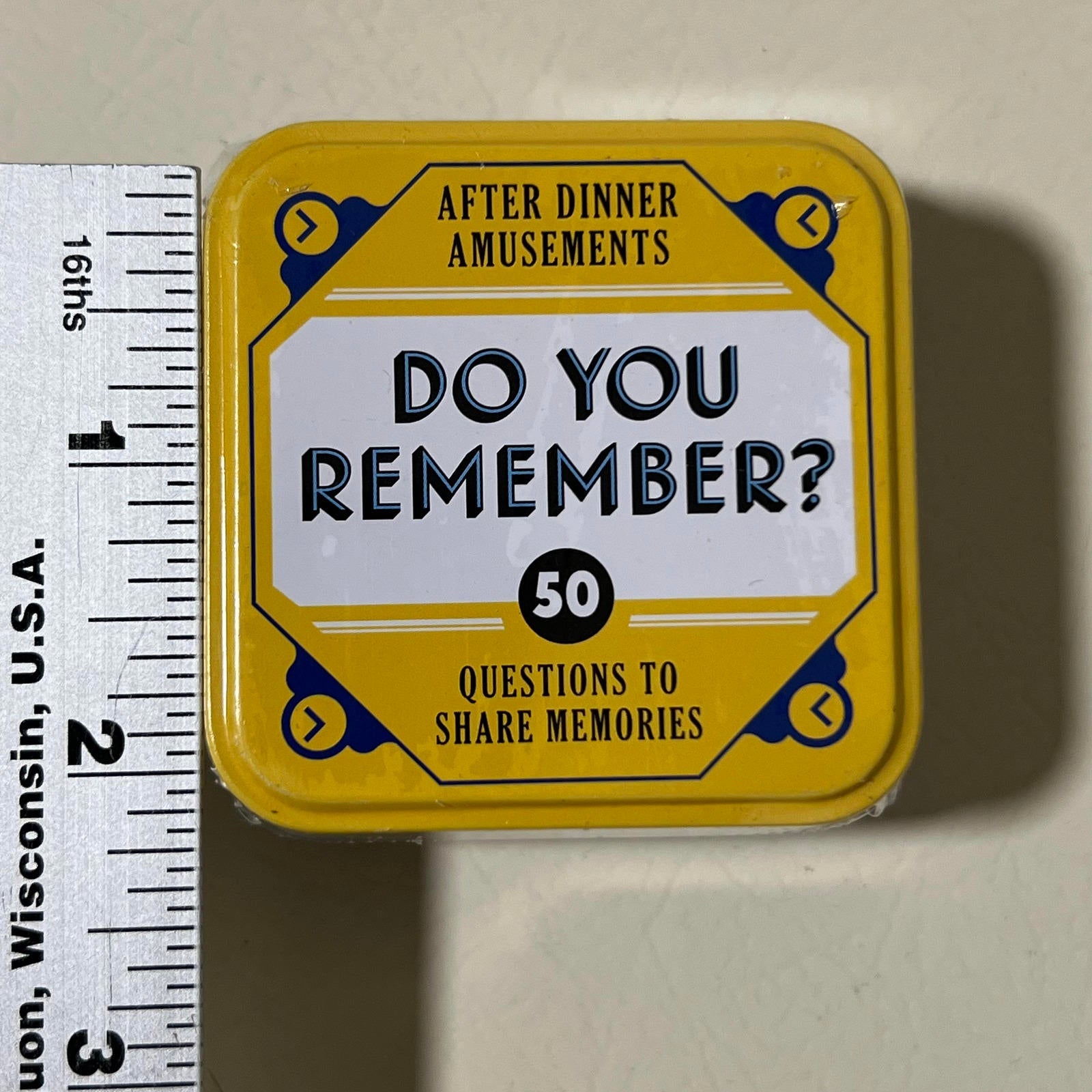 After Dinner Amusements Do You Remember? Card Game - 50 Questions to Share