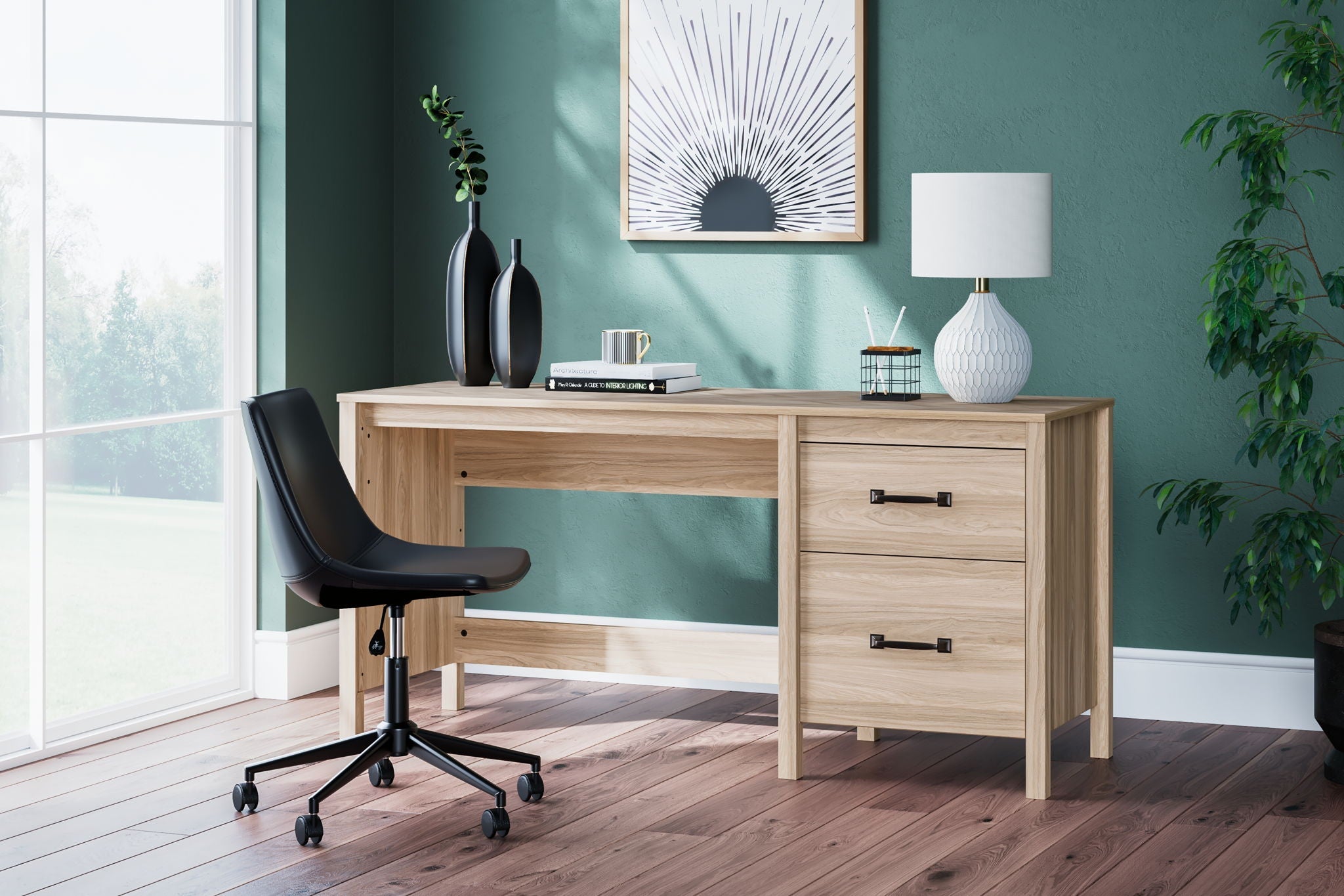 Battelle - Home Office Desk - Tan