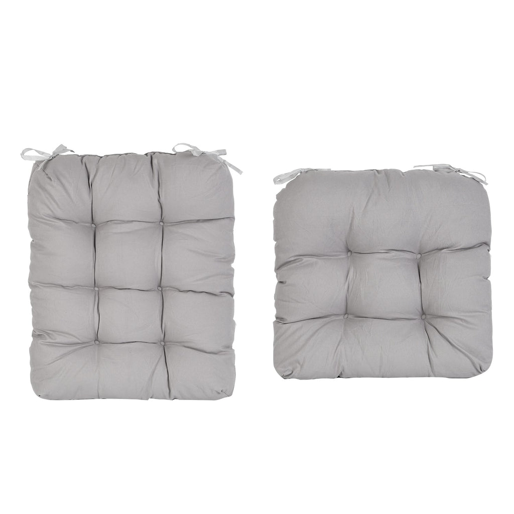2Pcs Waterproof Rocking Chair Cushion Upper And Lower Back And Seat Sets with Non-Slip Ties Oxford Cloth Surface Polyester Filling Comfortable for Ind