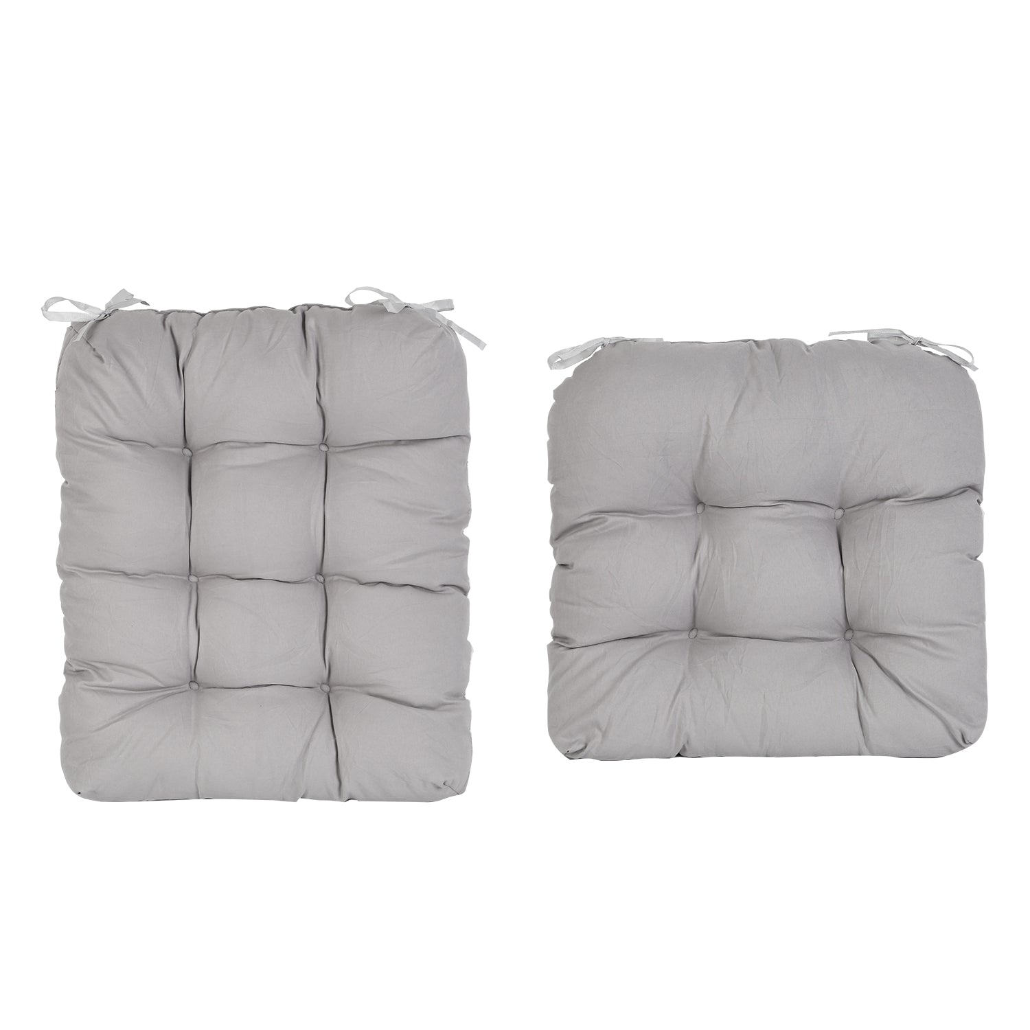 2Pcs Waterproof Rocking Chair Cushion Upper And Lower Back And Seat Sets with Non-Slip Ties Oxford Cloth Surface Polyester Filling Comfortable for Ind