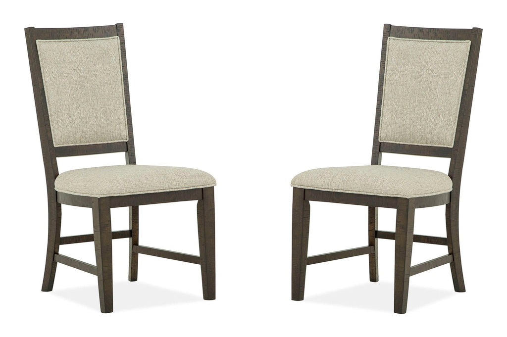 Westley Falls - Step Up Side Chair With Upholstered Seat & Back (Set of 2) - Graphite