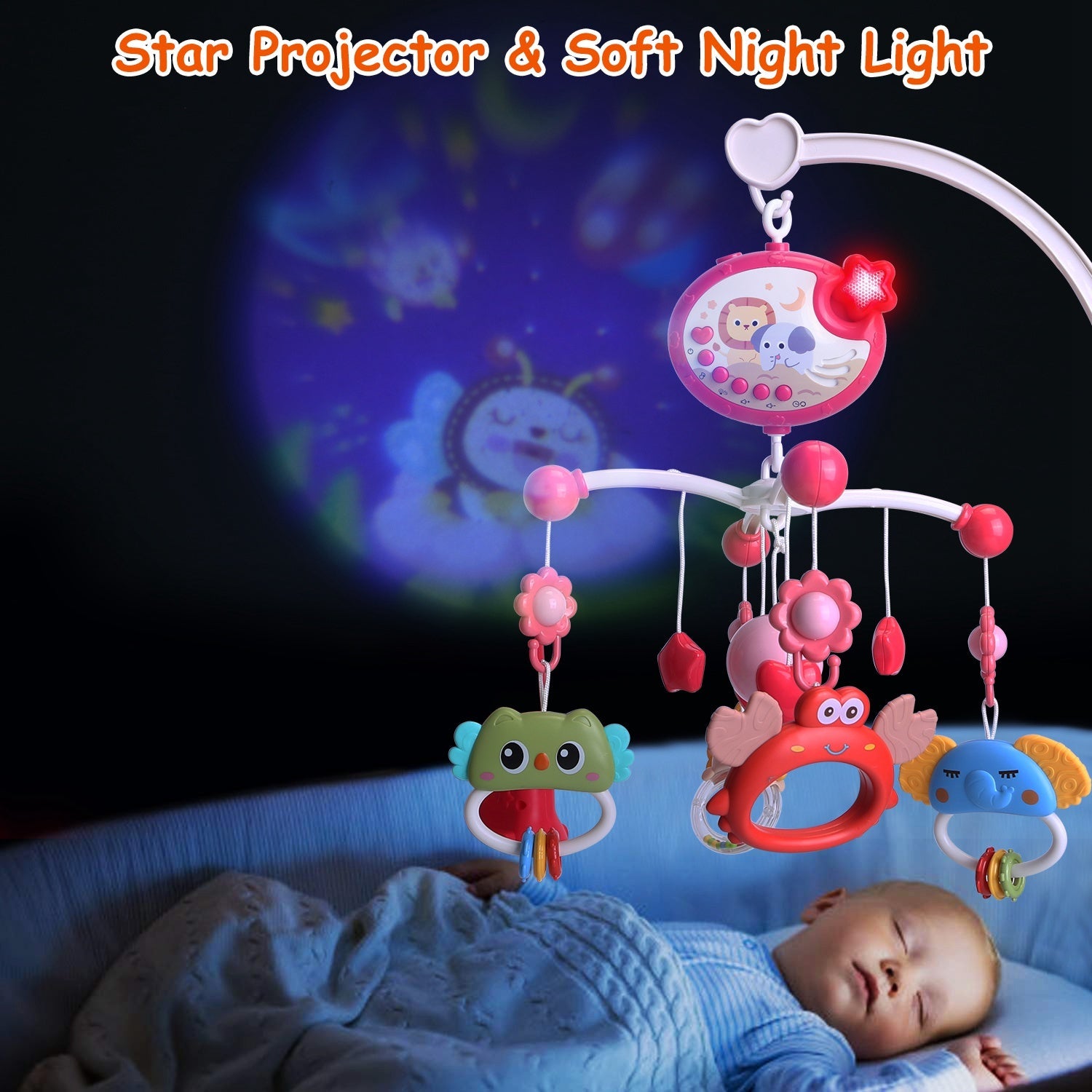 GBruno Baby Musical Crib