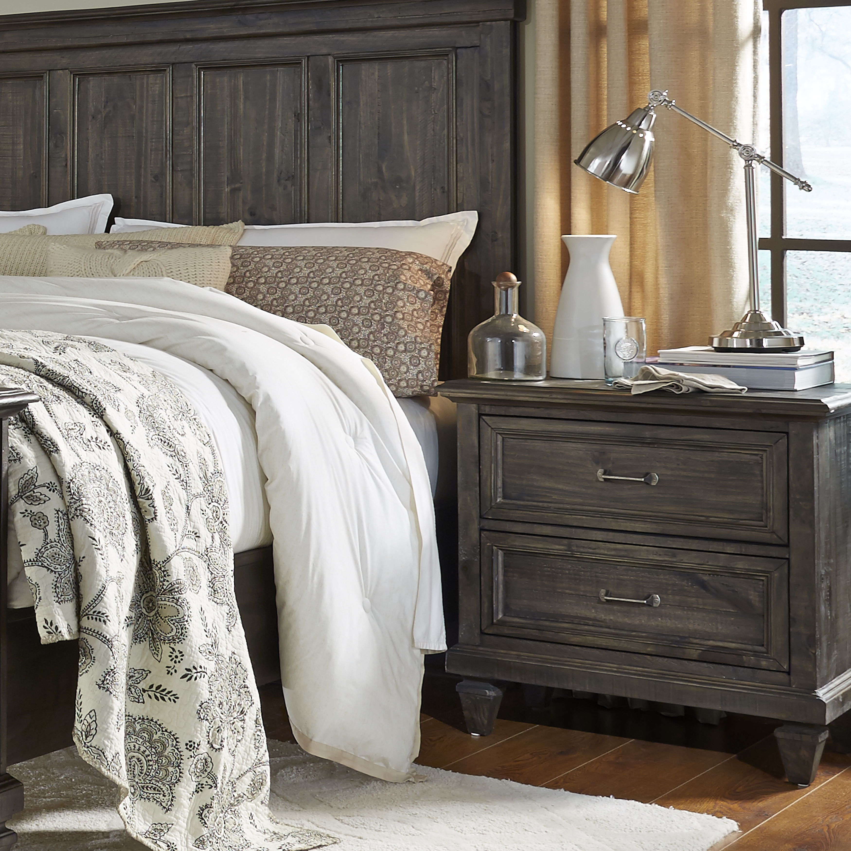 Calistoga - Nightstand - Weathered Charcoal