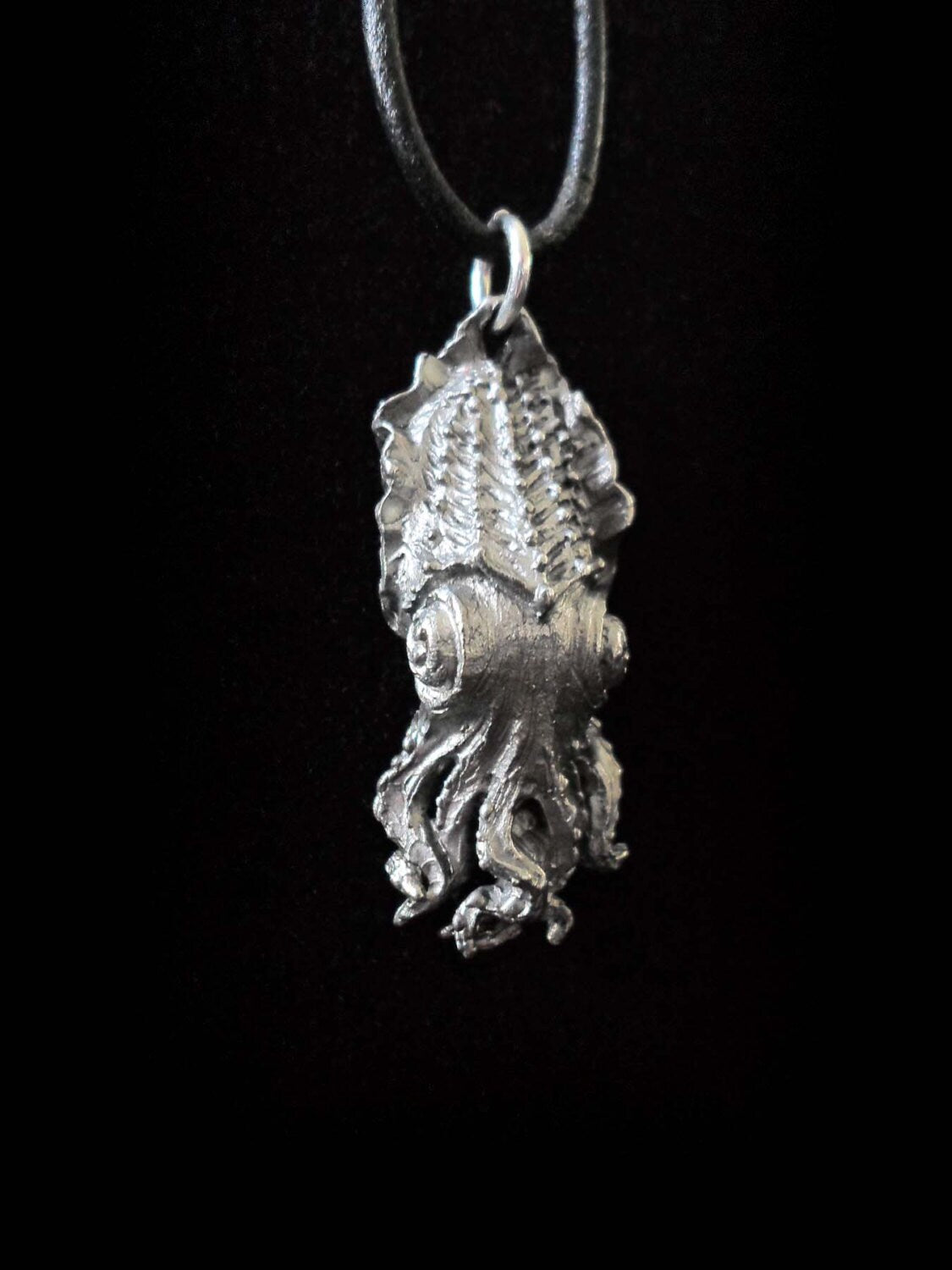 Cuttlefish Pendant | Gothic Necklace, Nautical Creature Pendant, Octopus Lovers Gift |Handmade Pendant, Lovecraft Jewelry, Animal Accessory