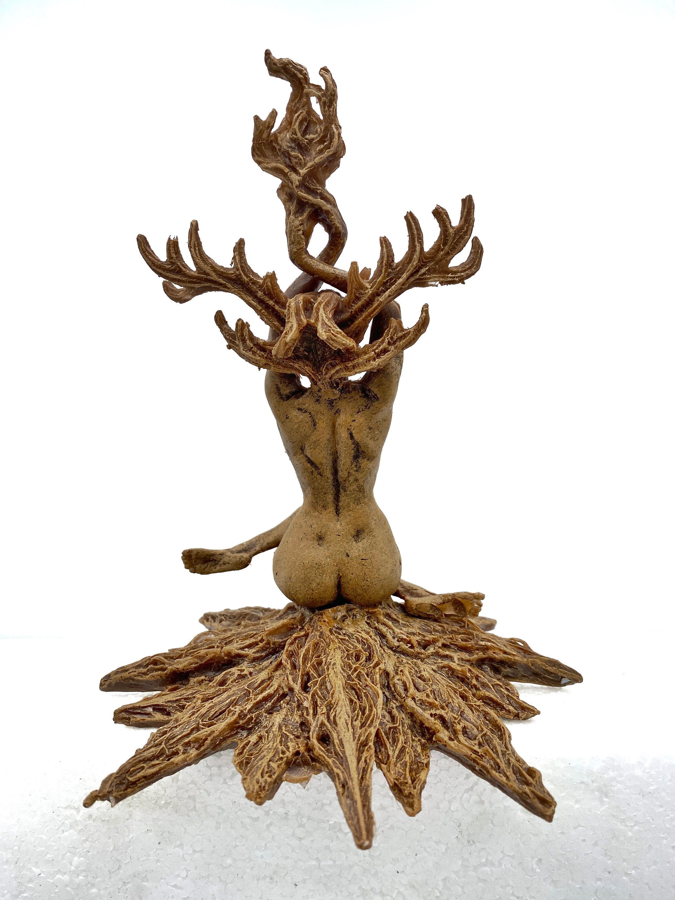 Prakrit Shakti: The Awakening Spirit Statue, Half Scale Resin|  Mythical Yoga Meditation Figurine | Goddess Altar Statue for Yoga Lovers