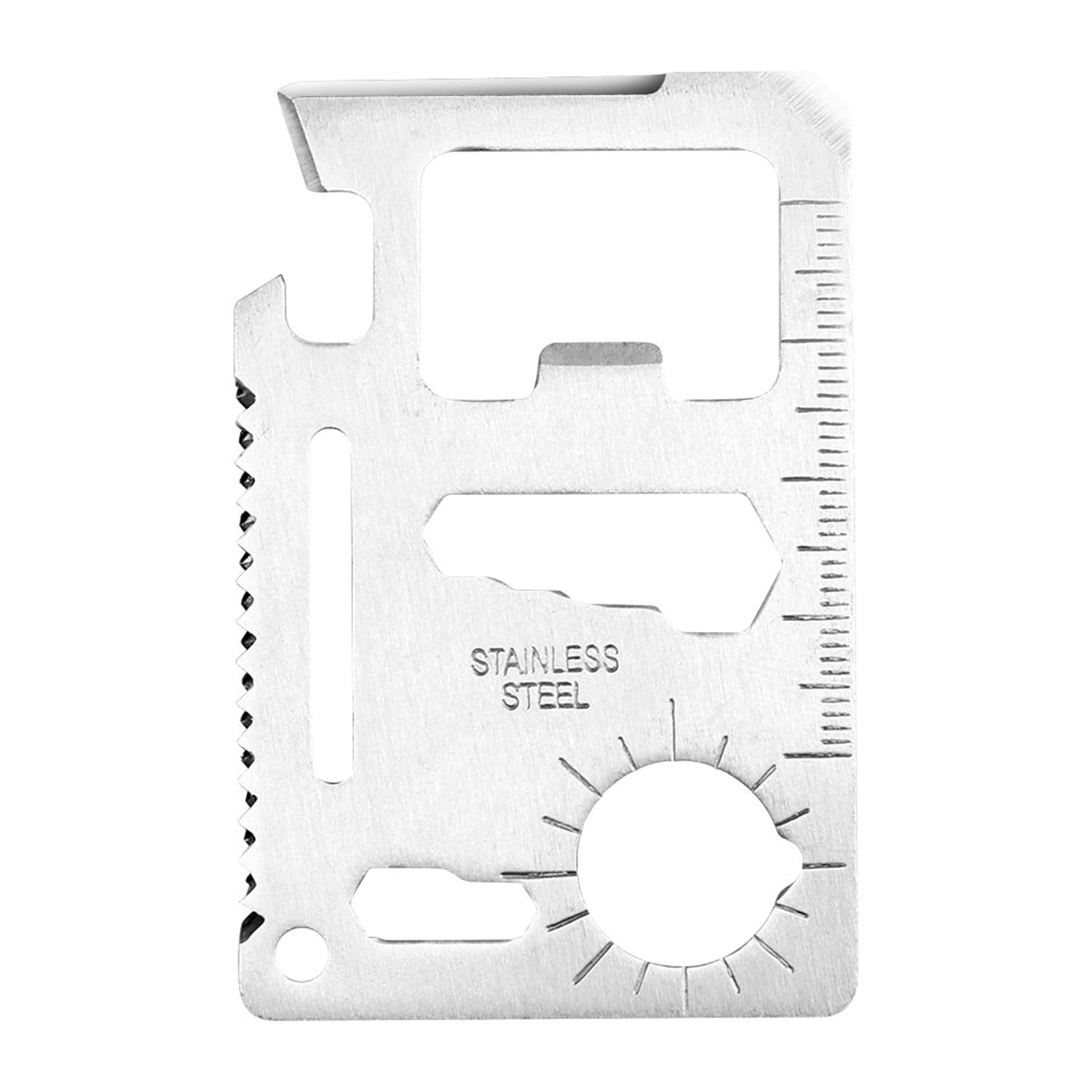 GBruno 11 In 1 Stainless Steel Multi-tool Credit Card