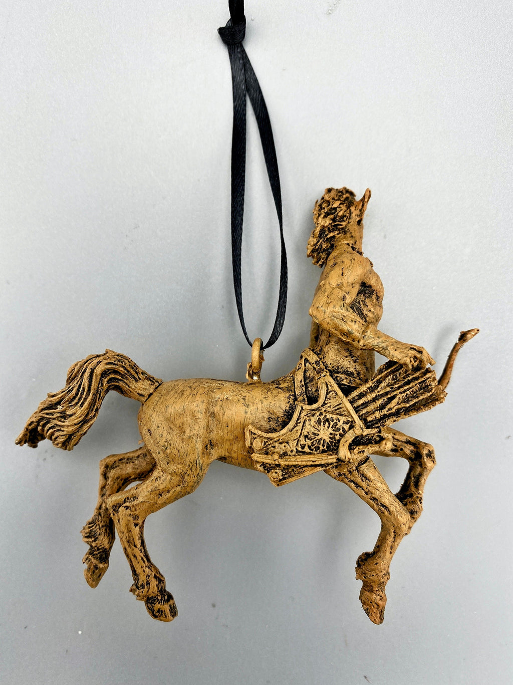 Centaur Ornament, Hand Painted Resin Sculpture | Mythical Creature Figurine | Legendary Sagittarius Centaur Ornament. Fantasy Art Decor
