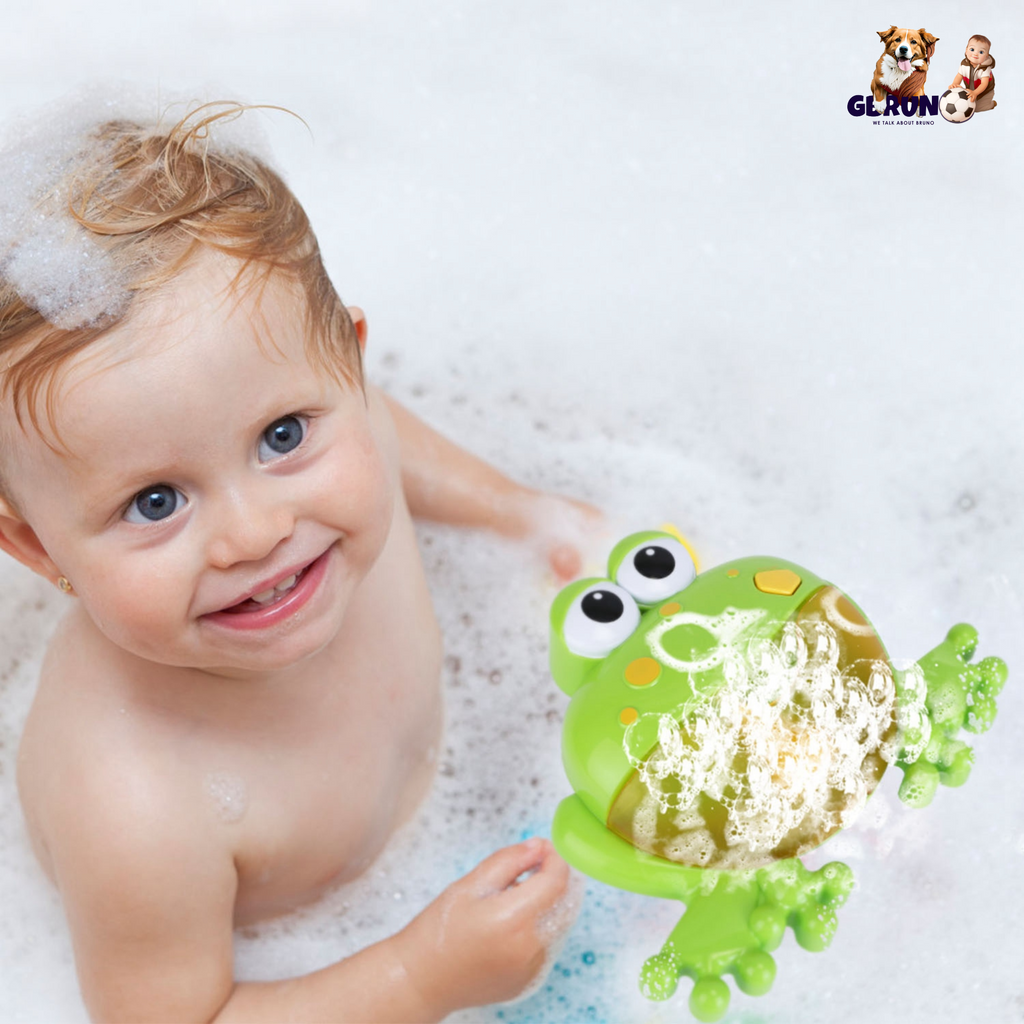 Frog Musical Bubble Bath Maker Baby Bath Toys for Bathtubs Toddler Bubble Machine for Bath Fun