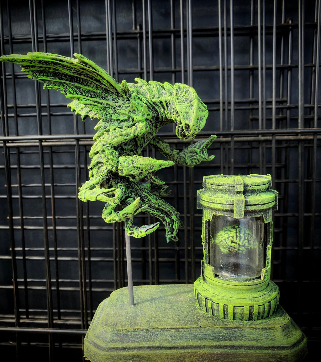 H.P. Lovecraft’s Mi-Go, the Fungi from Yuggoth Statue | Cthulhu Mythos Monster Figurine | Lovecraftian Horror Decor and Gamer Gift