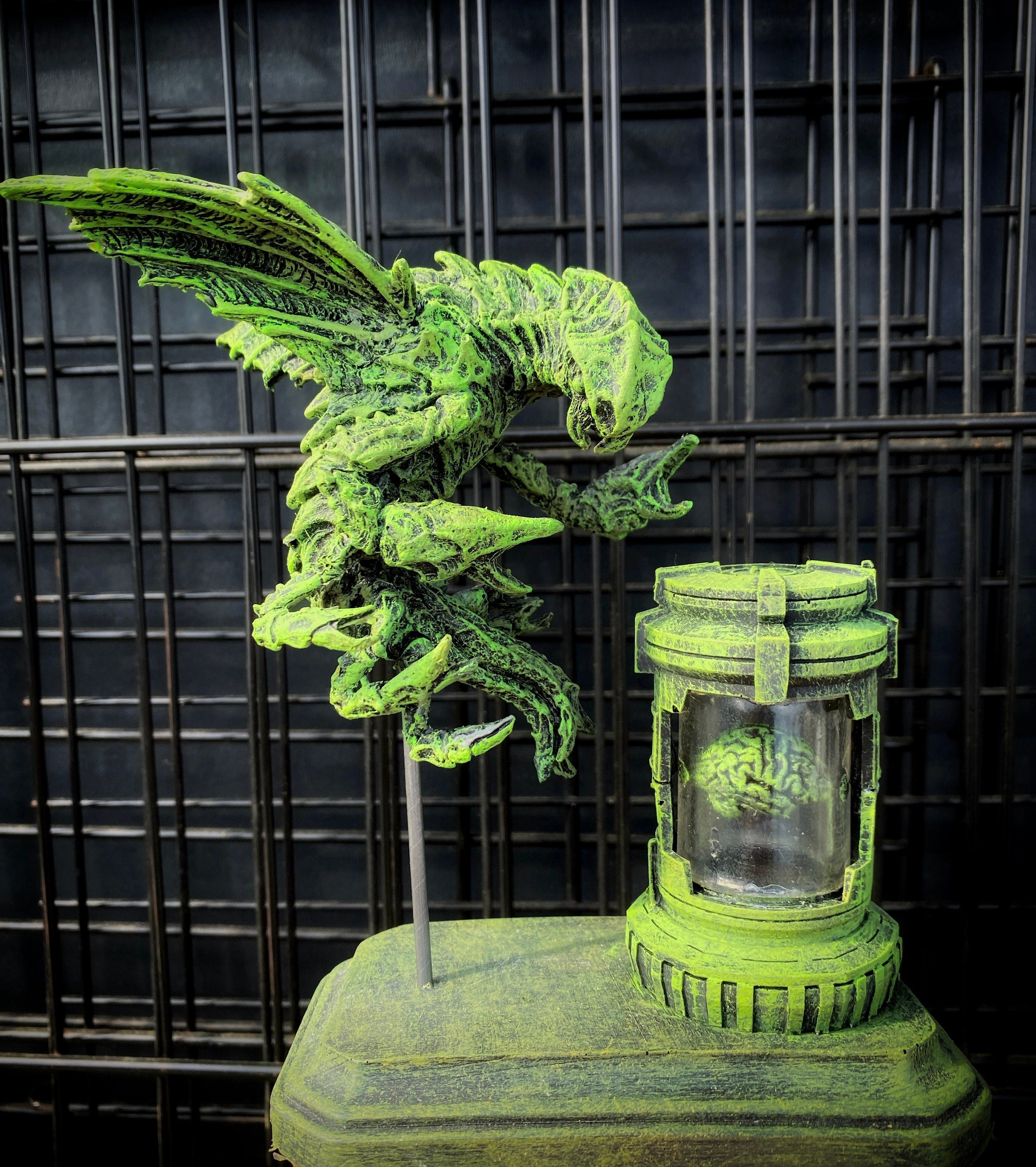 H.P. Lovecraft’s Mi-Go, the Fungi from Yuggoth Statue | Cthulhu Mythos Monster Figurine | Lovecraftian Horror Decor and Gamer Gift