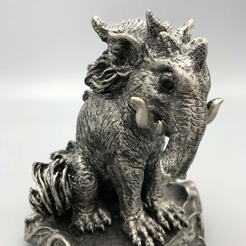 Baku, the Dream Guardian Statue, Hand Painted Resin Sculpture | Mythical Creature Figurine | Unique Japanese Baku Figurine. Fantasy Art Gift