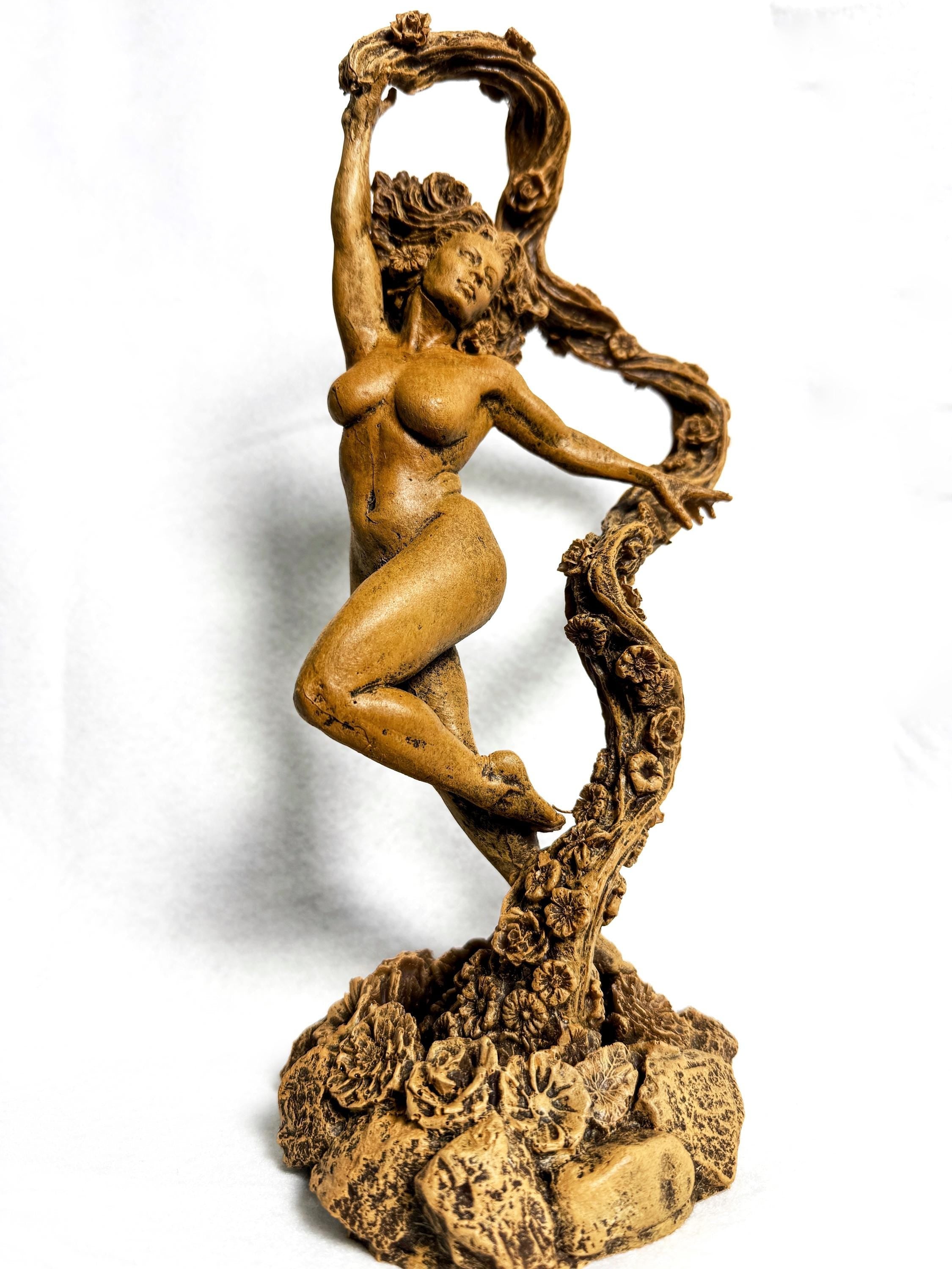 Gaia Statue: Goddess of the Earth | Mythological Gods Figurine | Myths and Legends Statue |Statue for Nature and Fantasy Art Lover Decor