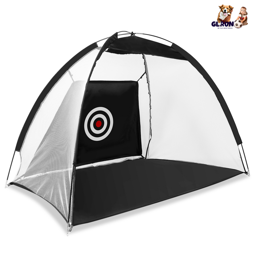 Golf Training Net with Target Cloth & Carry Bag – Indoor/Outdoor Practice