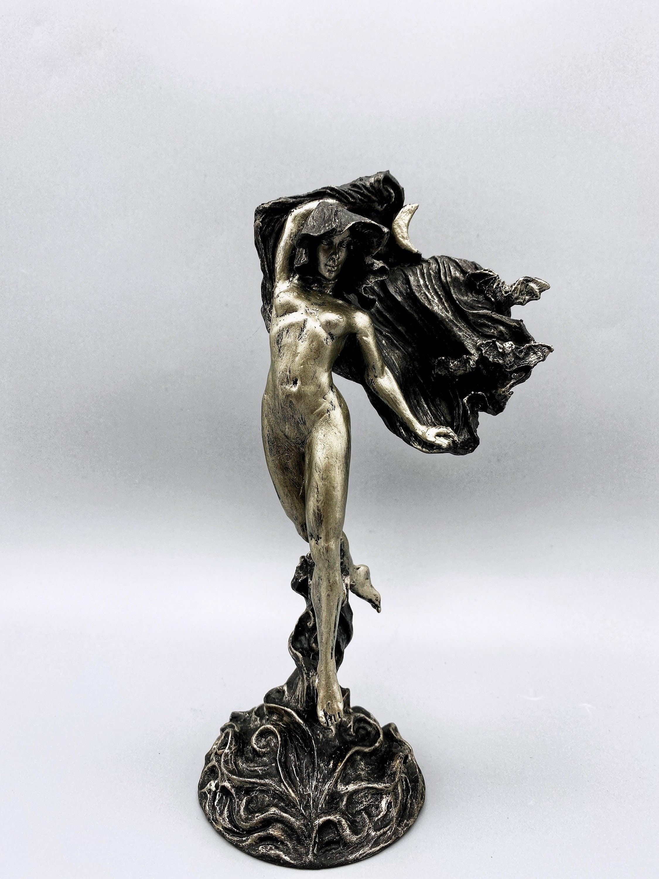 Nyx, the Goddess of the Night Statue, Half Scale | Mythological Deities Figurine | Myths and Legends Character| Mythic Art for Gothic Decor