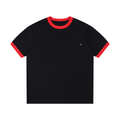 Loki & Ivy Contrast Edge Ribbed Crewneck T-Shirt