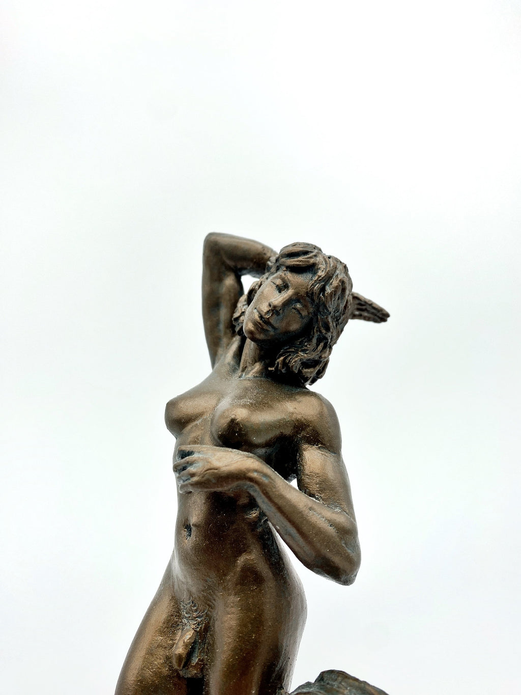 Amour- Propre: Trans Pride Statue, Hand Painted Resin Sculpture | Classical Art Transgender Figurine | LGBTQ Art for Home Decor
