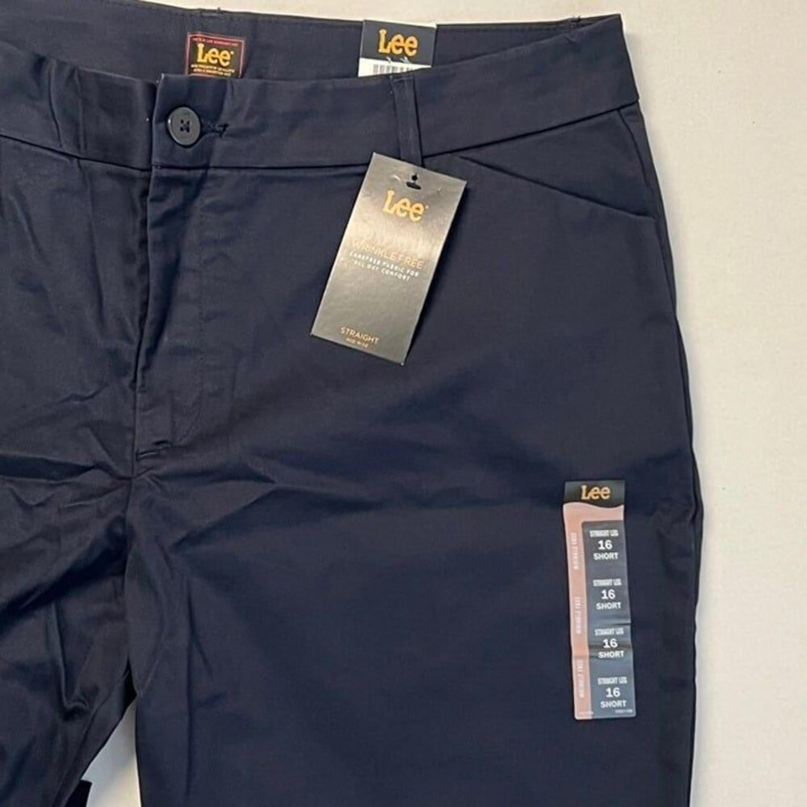 Lee Missy Wrinkle Free Relaxed Fit Straight Leg Pant