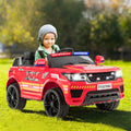12V Kids Electric Ride On Car with Remote Control-Red