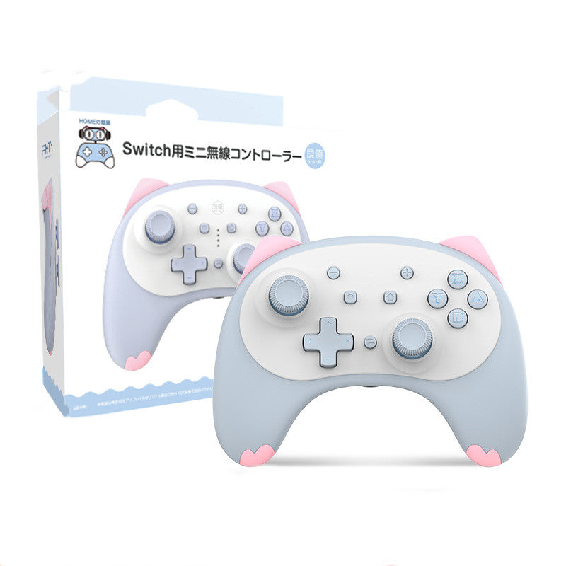 Cute Mini Cat Type Bluetooth Wireless Joystick Gamepad Controller Compatible With PC Laptop