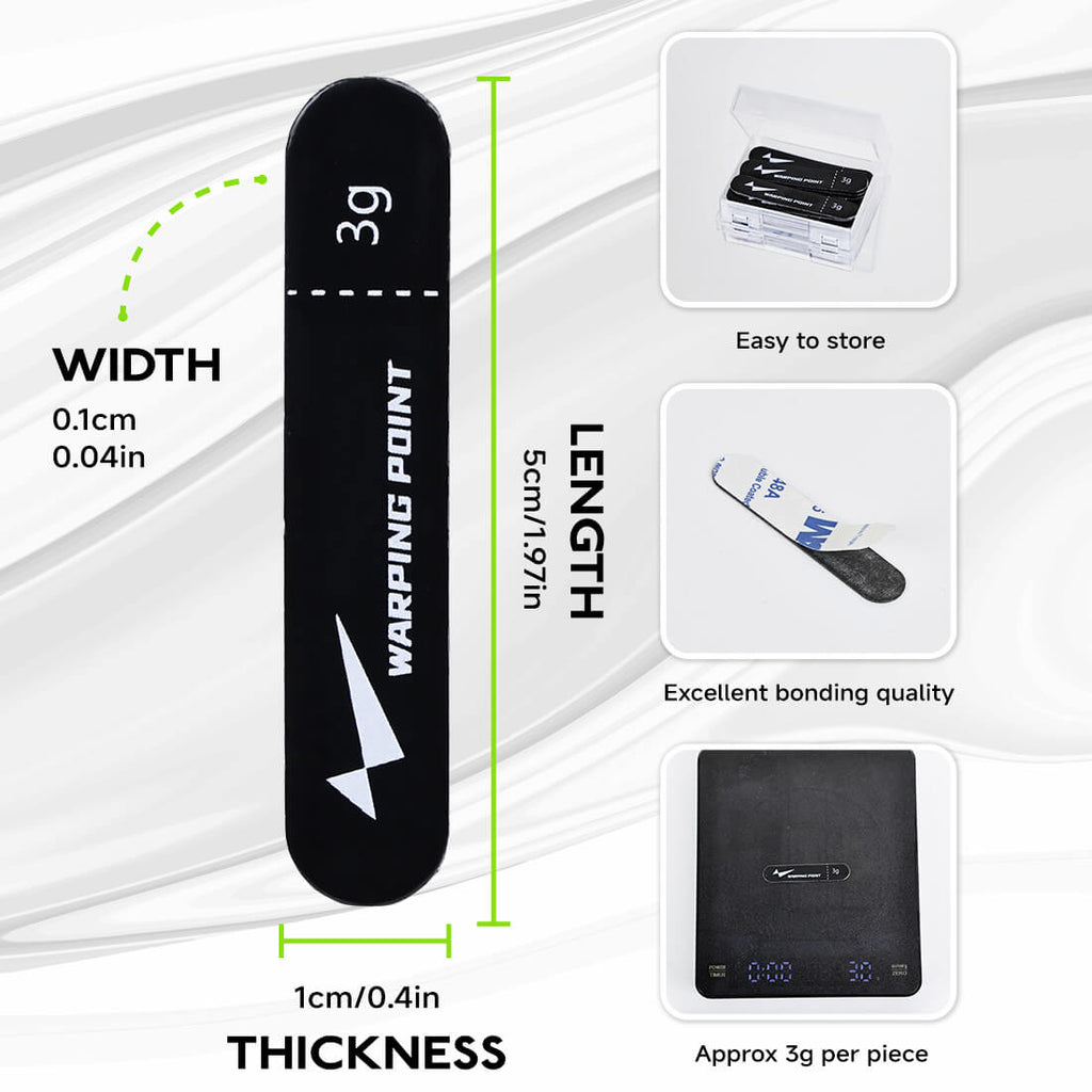 Pickleball Lead Tape - Black