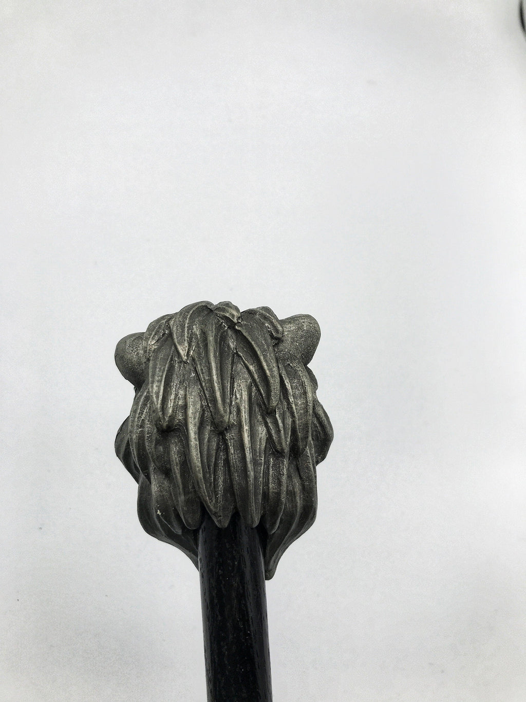 Lion Cane, Hand Sculpted Walking Stick | Medieval Gothic Cane | Fantasy Cosplay Lion Head Cane, Gothic Accessory