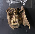 Lucifer Magnet, Hand Painted Resin Sculpture | Mythic Fantasy Decor | Lucifer Devil Demon Magnet for Fantasy and Gothic Decor