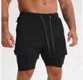 Men's Quick Dry Gym Shorts – 2-in-1 Athletic Training Shorts