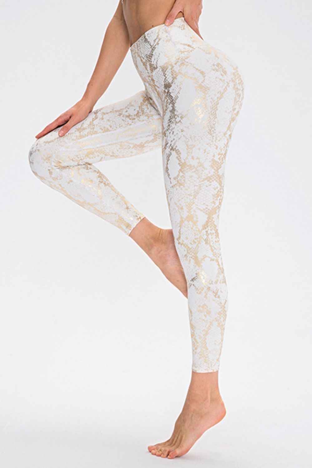 Slim Fit Animal Print Sports Leggings