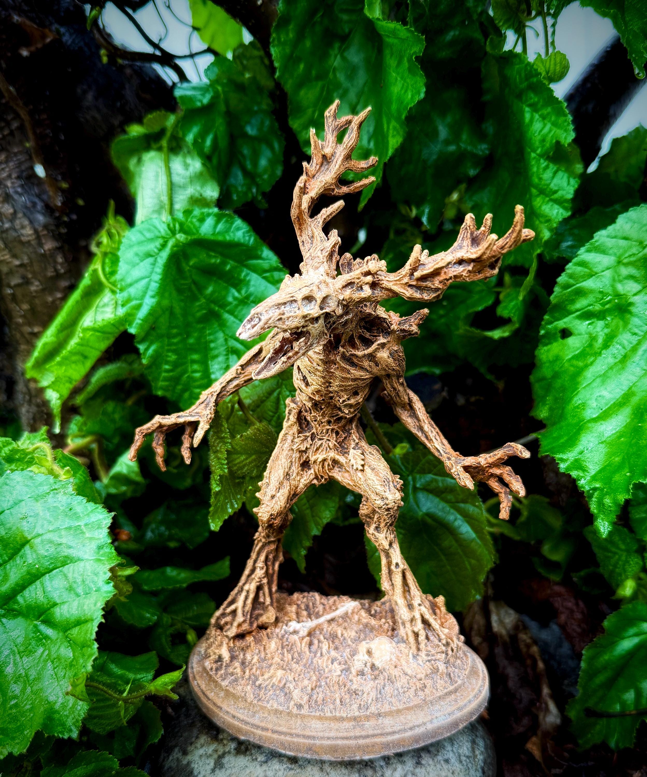 Leshen/ Wendigo Statue, Half Scale Sculpture | Mythical Creature Figurine | Folklore Legendary Wendigo Figurine. Fantasy Art Decor