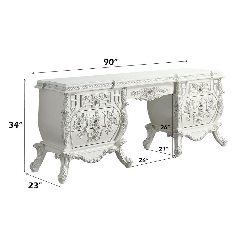 Vanaheim - Vanity Desk - Antique White