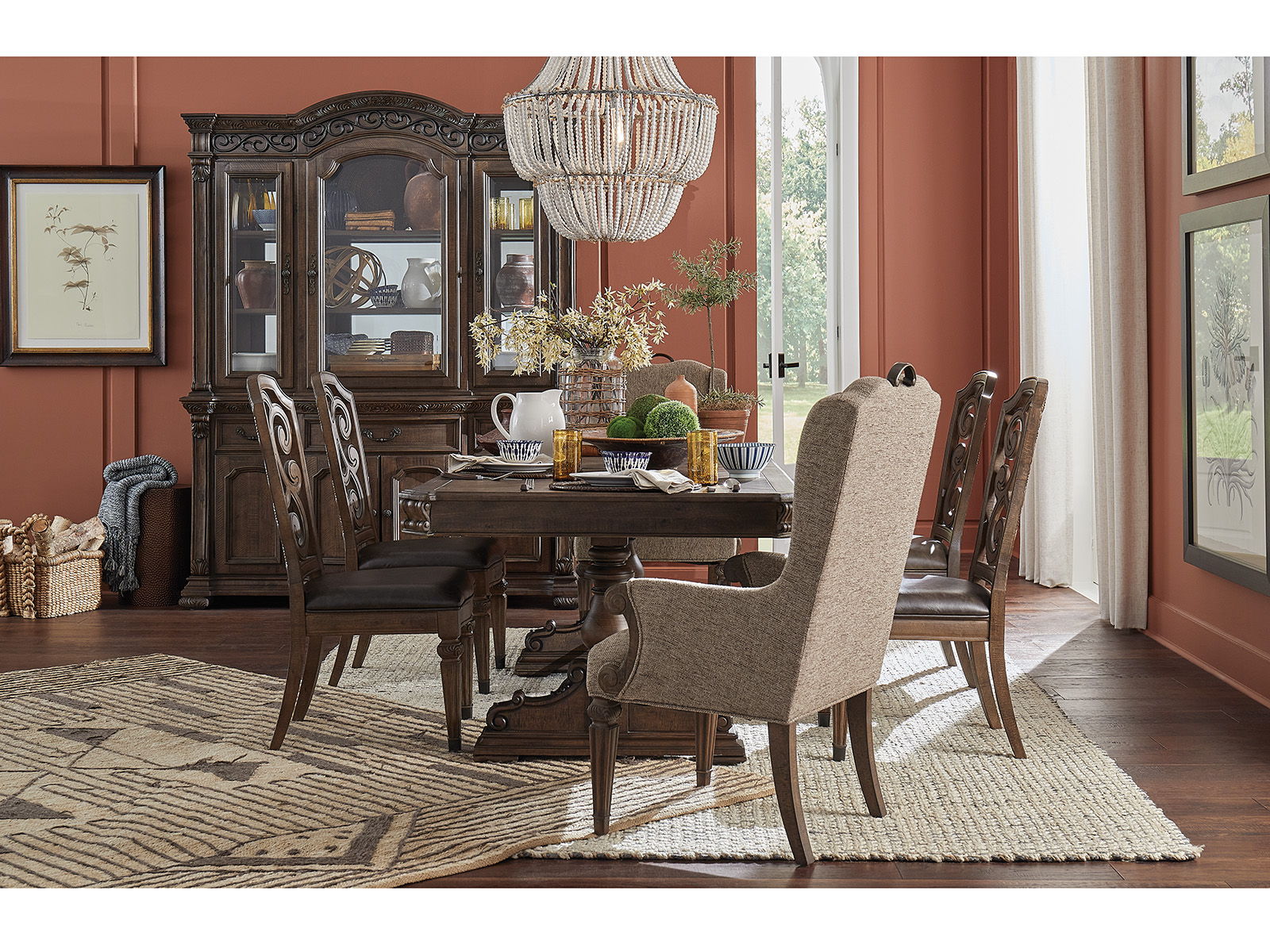 Durango - Trestle Dining Table - Willadeene Brown