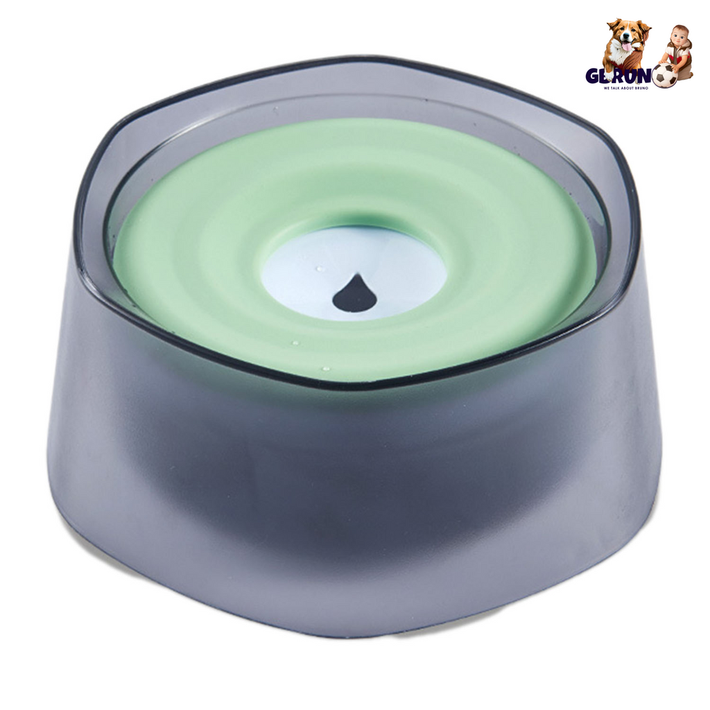 No Spill Dog Cat Water Bowl Spill Proof Slow Water Feeder 47.35oz Pet Water Dispenser Travel Dog Bowl for Dogs/Cats/Pets