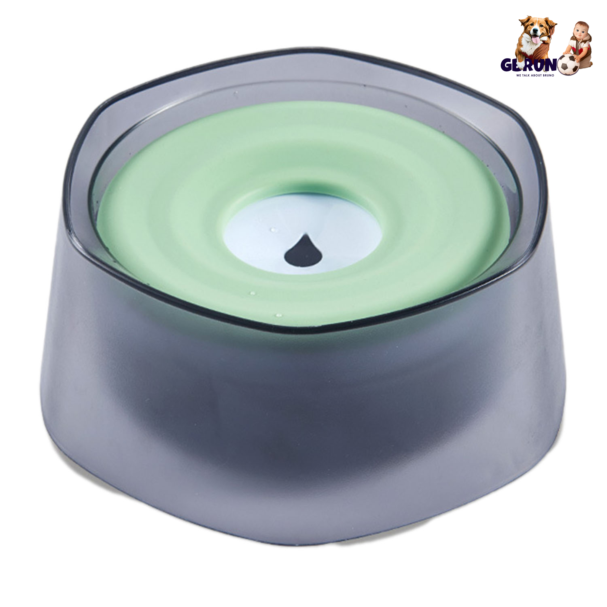 No Spill Dog Cat Water Bowl Spill Proof Slow Water Feeder 47.35oz Pet Water Dispenser Travel Dog Bowl for Dogs/Cats/Pets