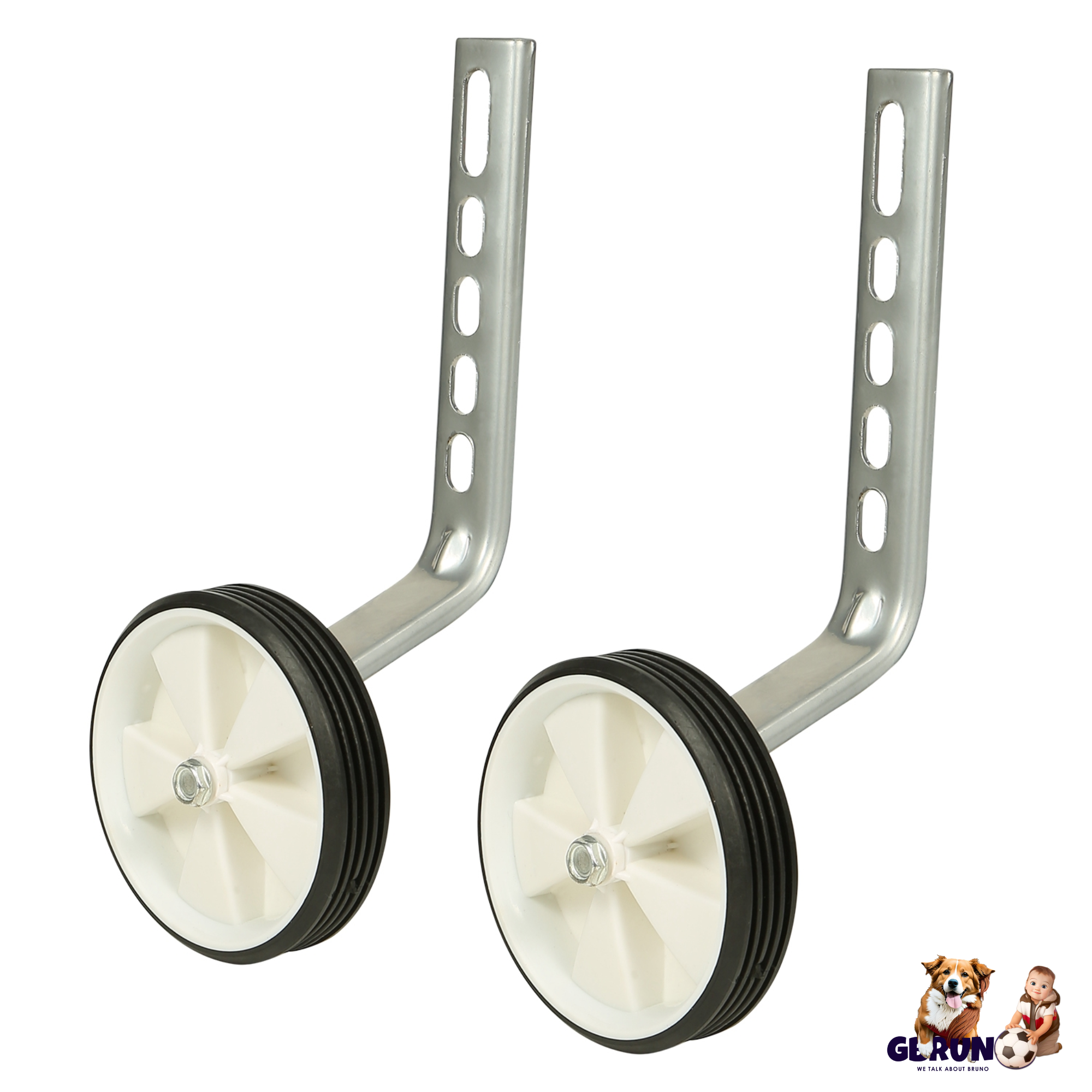 Bicycle Training Wheels Adjustable Kids Children Bike Stabilizer Wheel for 12"- 20" Bike