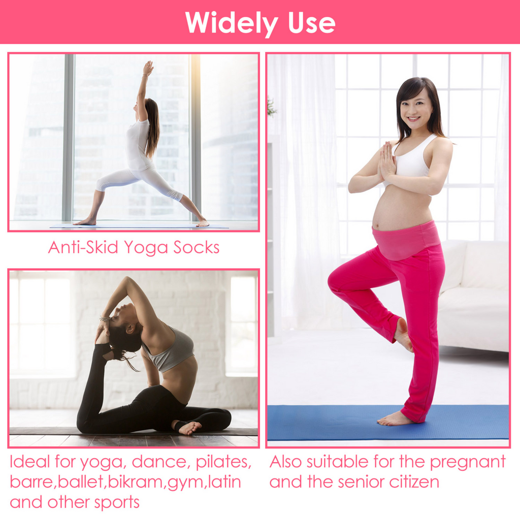 GBruno 6 Packs Women Yoga Socks