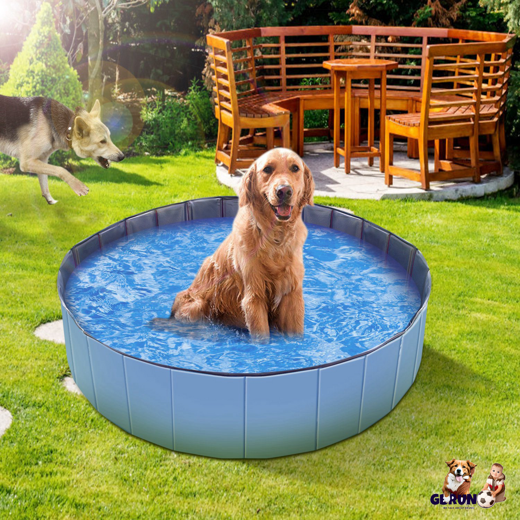 Foldable Pet Swimming Pool PVC Kiddie Baby Dog Swim Pool Bathing Tub Playmat Kids Pools