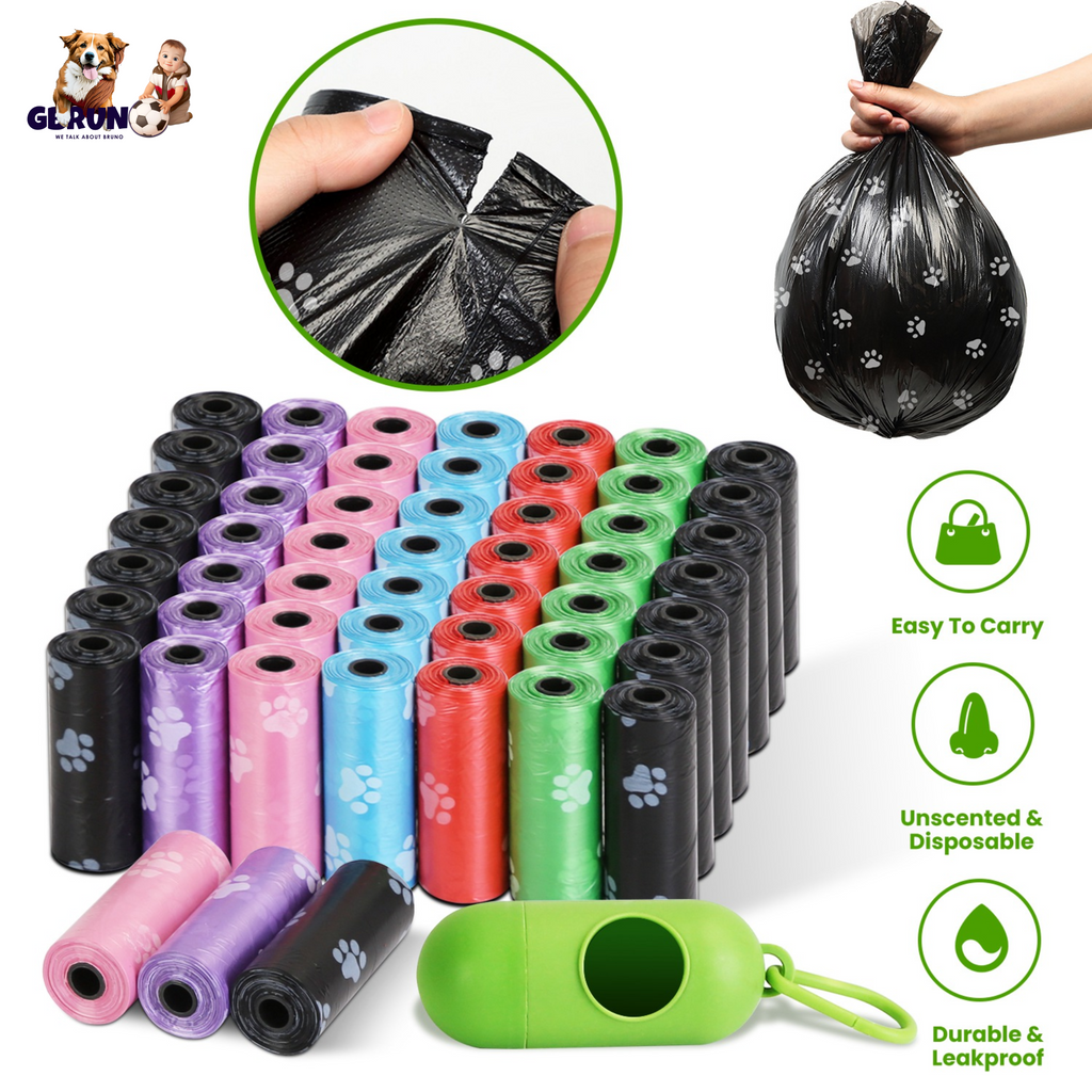 45 Rolls 675 Count Dog Waste Bags Disposable Dog Poop Bags with Dispenser Leakproof Unscented