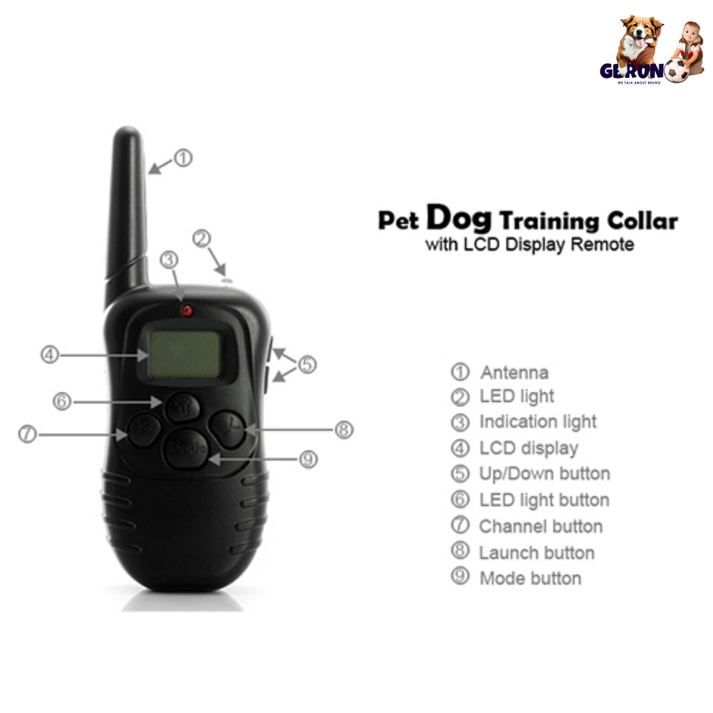 Remote Dog Training Collar – Adjustable Shock, Vibration & Beep