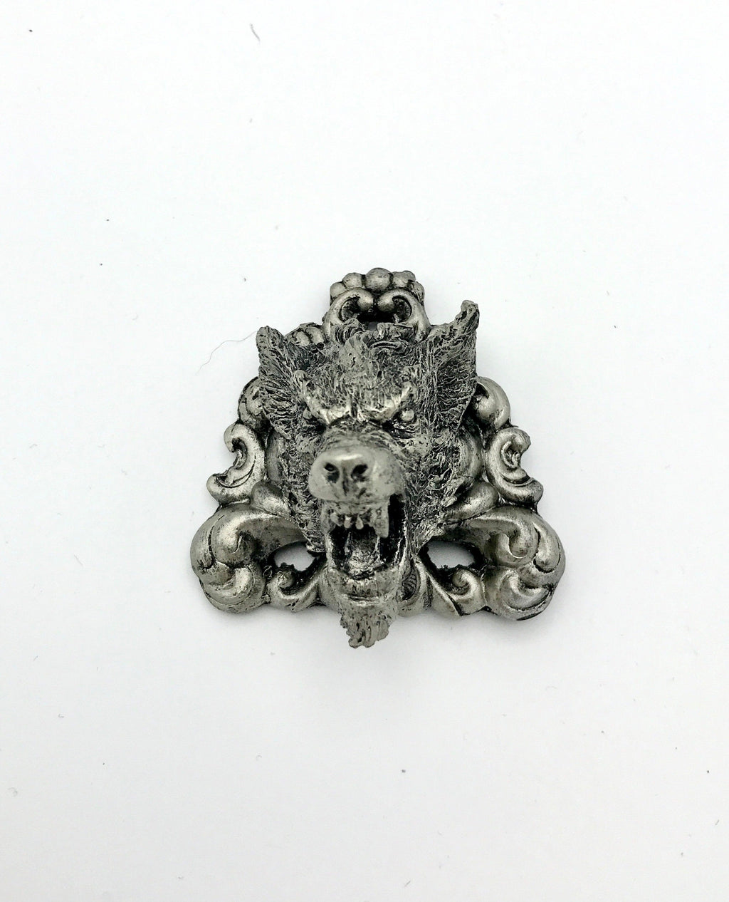 Werewolf Magnet, Hand Painted Resin Sculpture | Gothic Fantasy Decor | Werewolf Magnet for Fantasy and Gothic Decor
