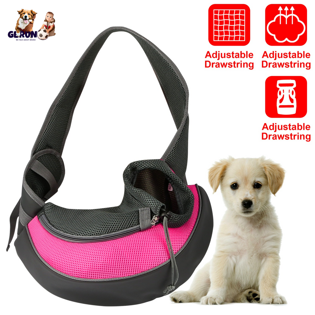 Pet Carrier for Dogs Cats Hand Free Sling Adjustable Padded Strap Tote Bag Breathable Shoulder Bag Carrying Small Dog Cat