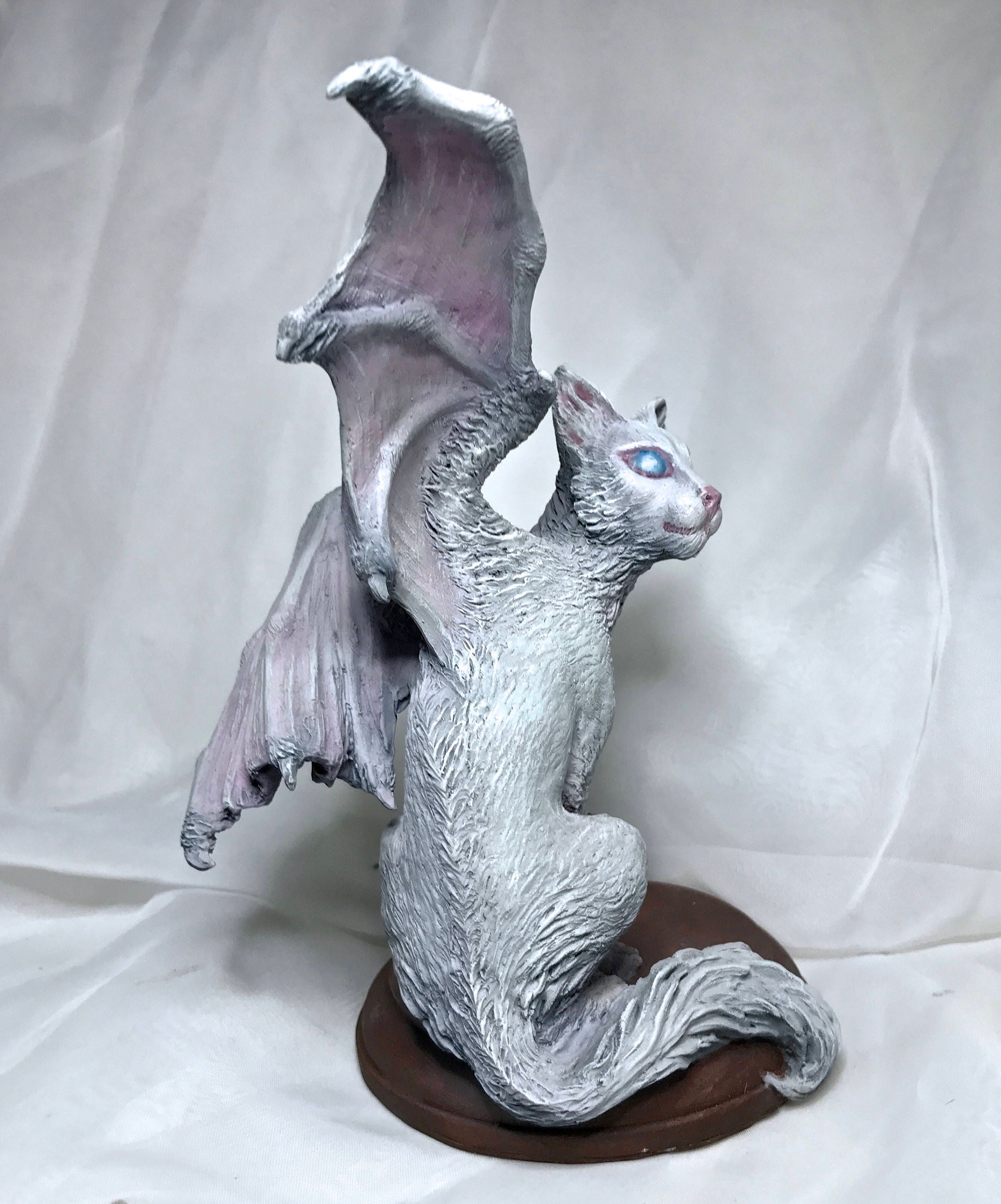Fairy Cat: Witch's Familiar Statue, Full Color