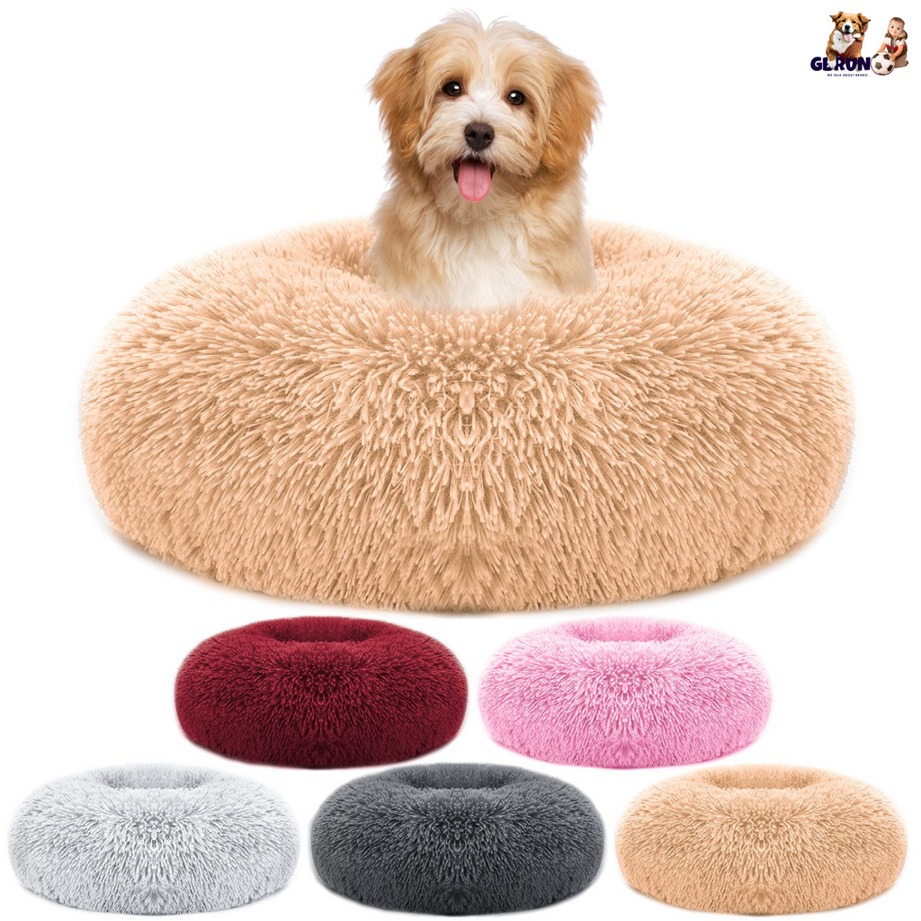 Pet Dog Bed Soft Warm Fleece Puppy Cat Bed Dog Cozy Nest Sofa Bed Cushion For S/M Dog