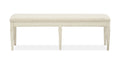 Newport - Bench With Upholstered Seat - Alabaster